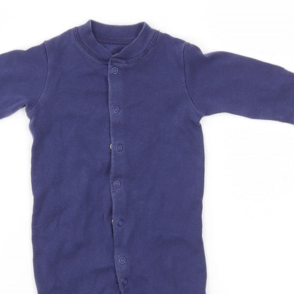 jhon lewis Boys Blue   Babygrow One-Piece Size 0-3 Months