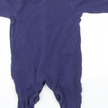 jhon lewis Boys Blue   Babygrow One-Piece Size 0-3 Months