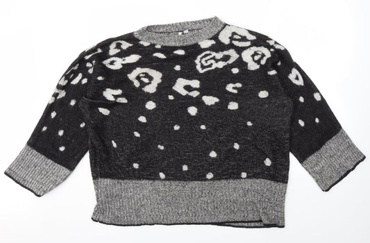 Anthology Womens Multicoloured Animal Print  Pullover Jumper Size 20