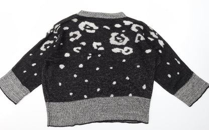 Anthology Womens Multicoloured Animal Print  Pullover Jumper Size 20