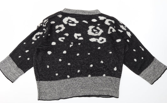 Anthology Womens Multicoloured Animal Print  Pullover Jumper Size 20