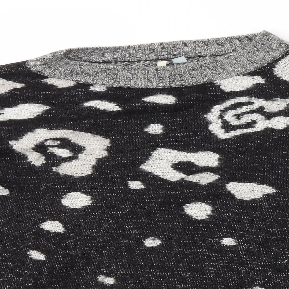 Anthology Womens Multicoloured Animal Print  Pullover Jumper Size 20