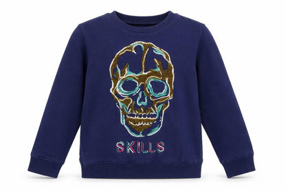 Preworn Boys Blue   Pullover Sweatshirt Size S