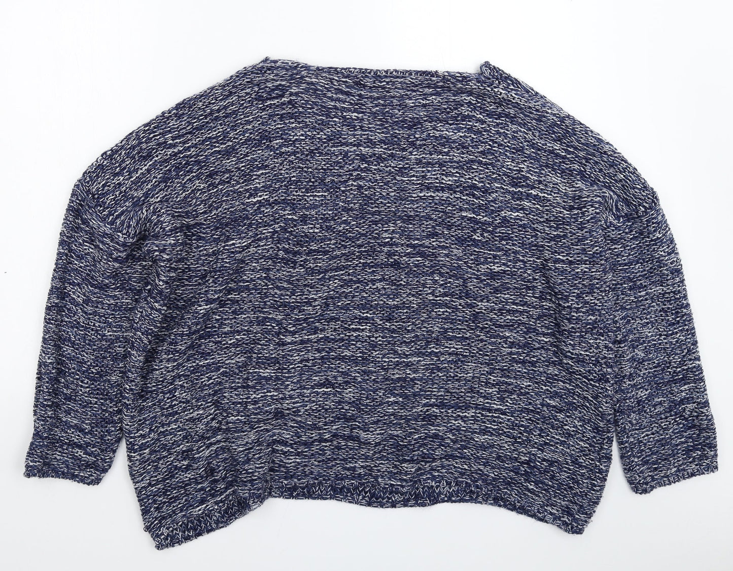 Peacocks Womens Blue  Knit Pullover Jumper Size XL  - Oversized