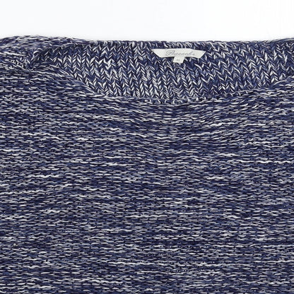 Peacocks Womens Blue  Knit Pullover Jumper Size XL  - Oversized