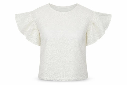 Womens UK Size 4 Atmosphere White Basic Blouse
