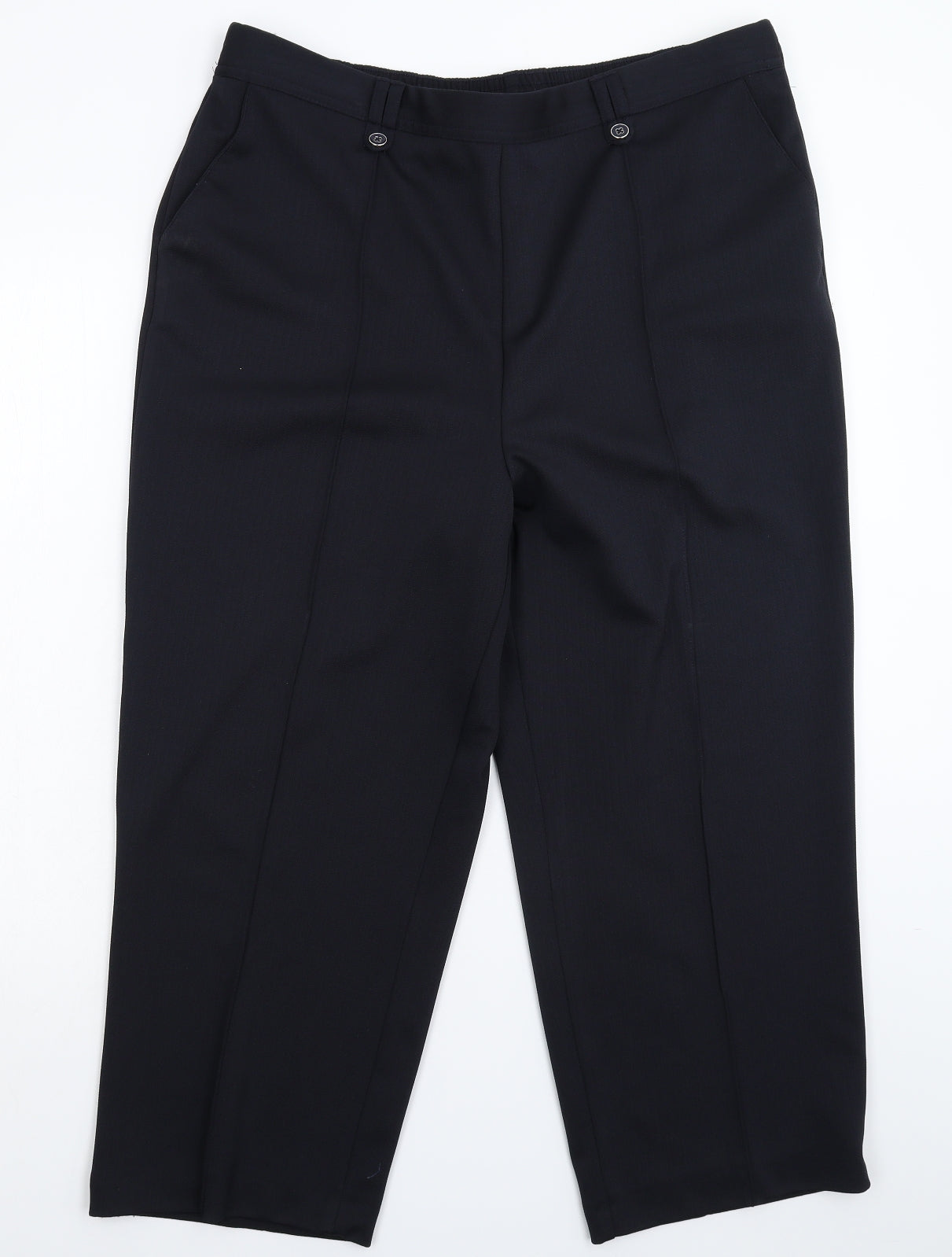 BM Womens Black   Trousers  Size 20 L26 in
