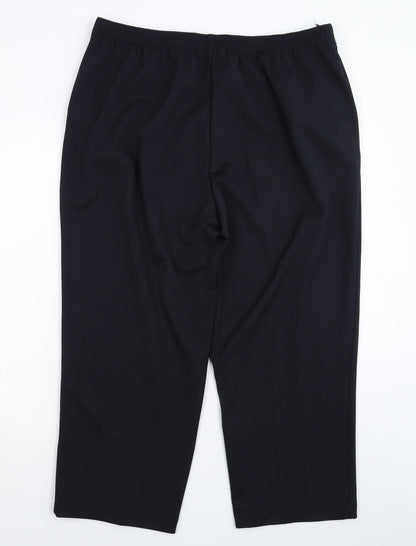 BM Womens Black   Trousers  Size 20 L26 in