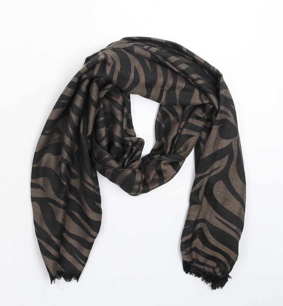 Preworn Womens Grey  Knit  Scarf