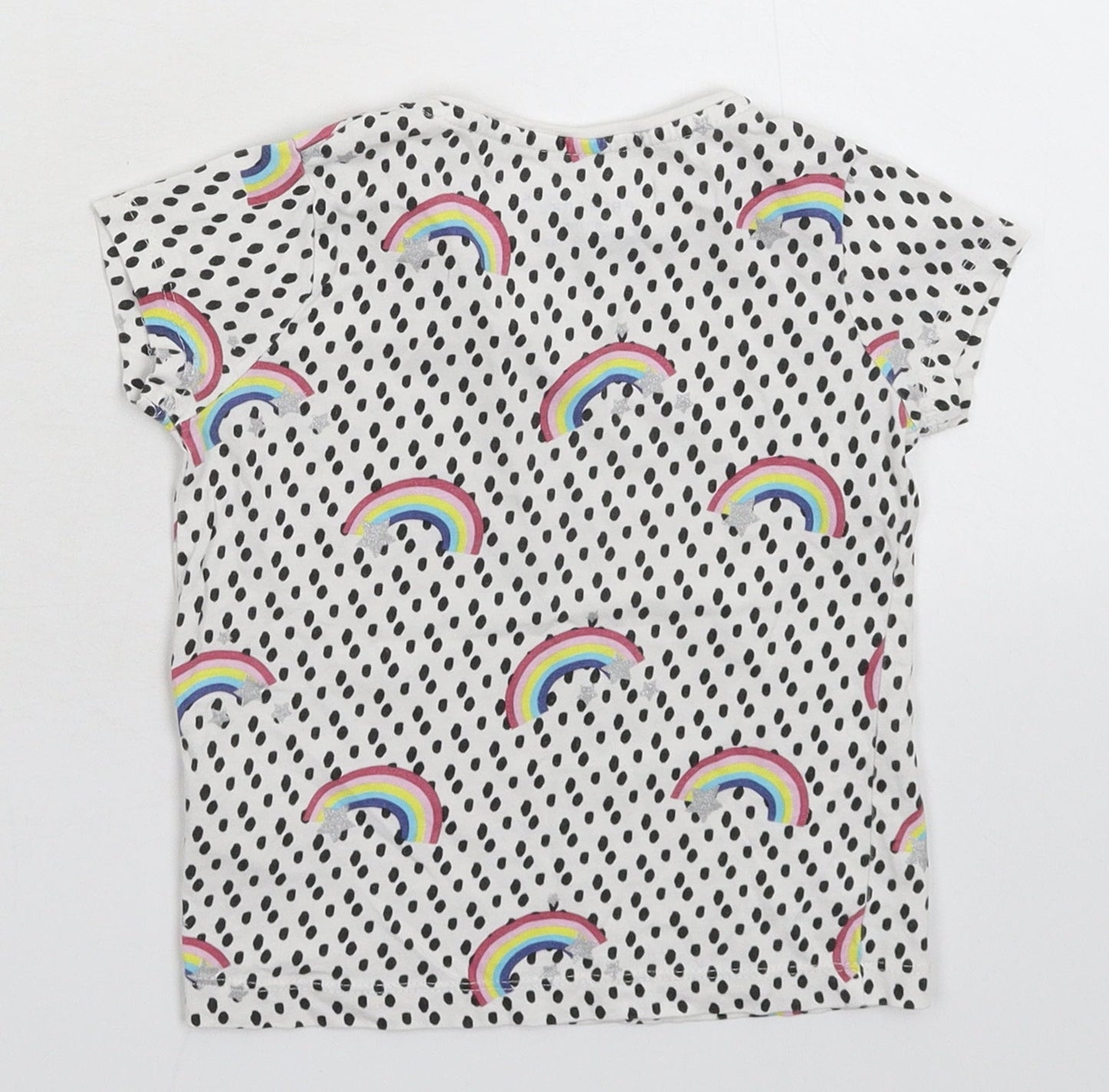 Primark Girls White   Basic T-Shirt Size 2-3 Years