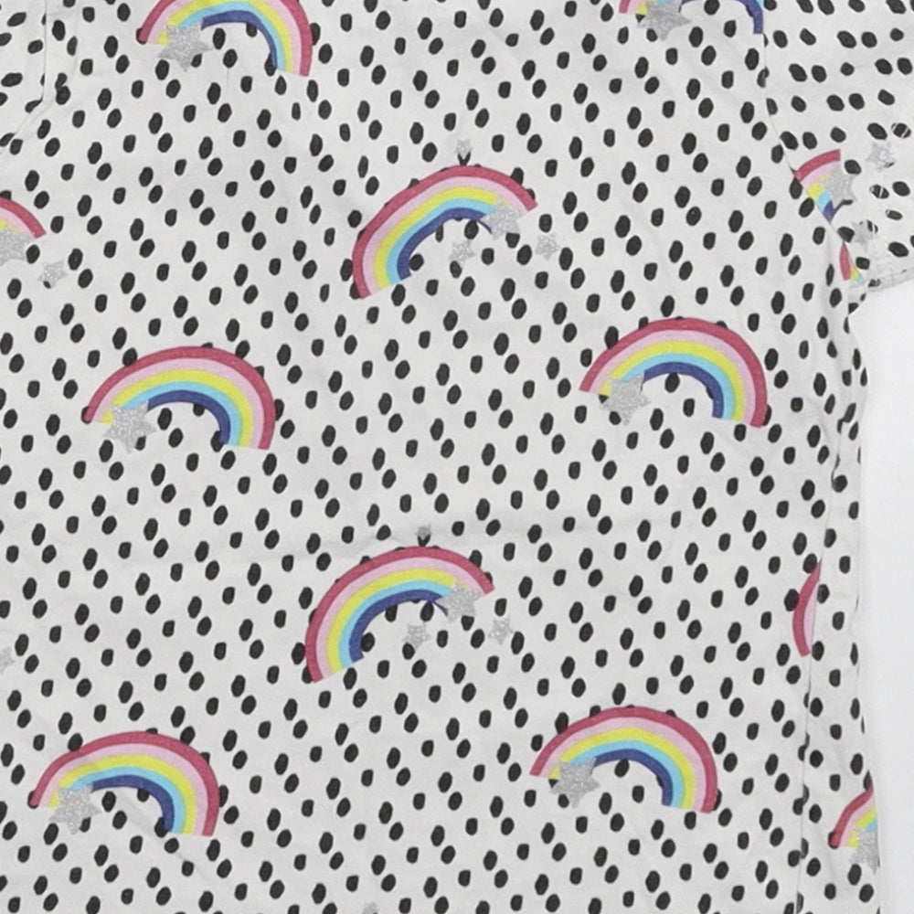 Primark Girls White   Basic T-Shirt Size 2-3 Years