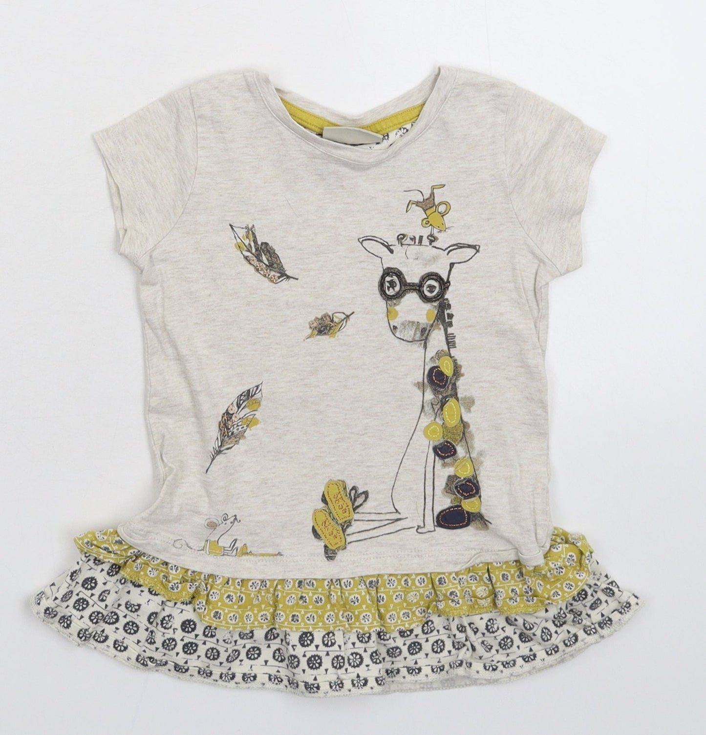 NEXT Girls Grey   T-Shirt Dress  Size 18-24 Months