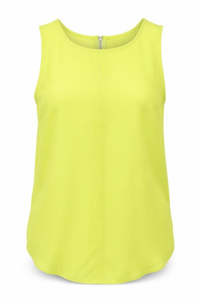 Womens UK Size 12 Atmosphere Yellow Basic Tank