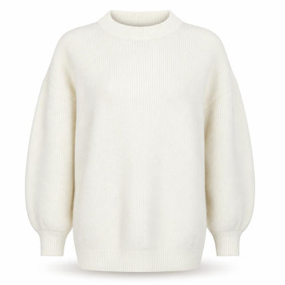 Womens UK Size L Divided White Pullover Jumper