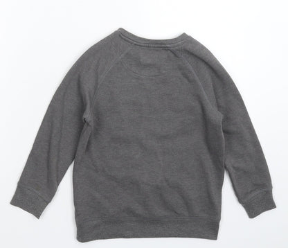 Marks and Spencer Boys Grey   Pullover Sweatshirt Size 6-7 Years