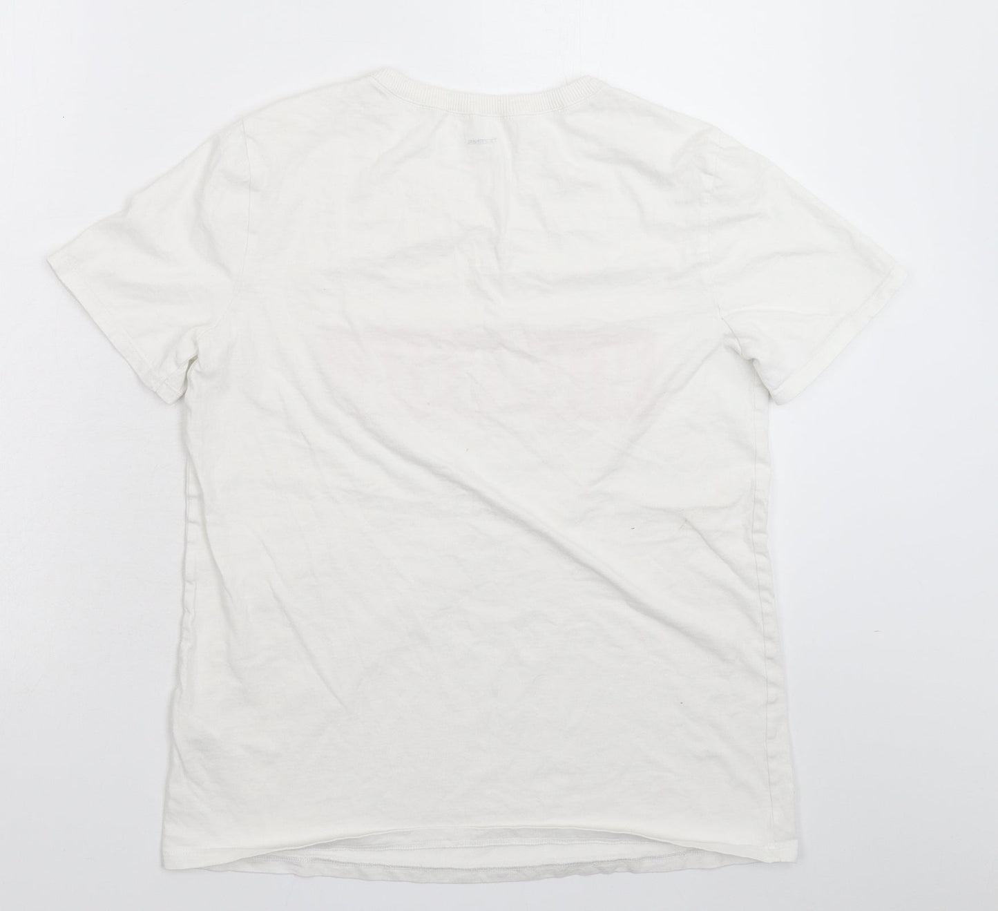 Womens UK Size M Tezenis White Basic T-Shirt