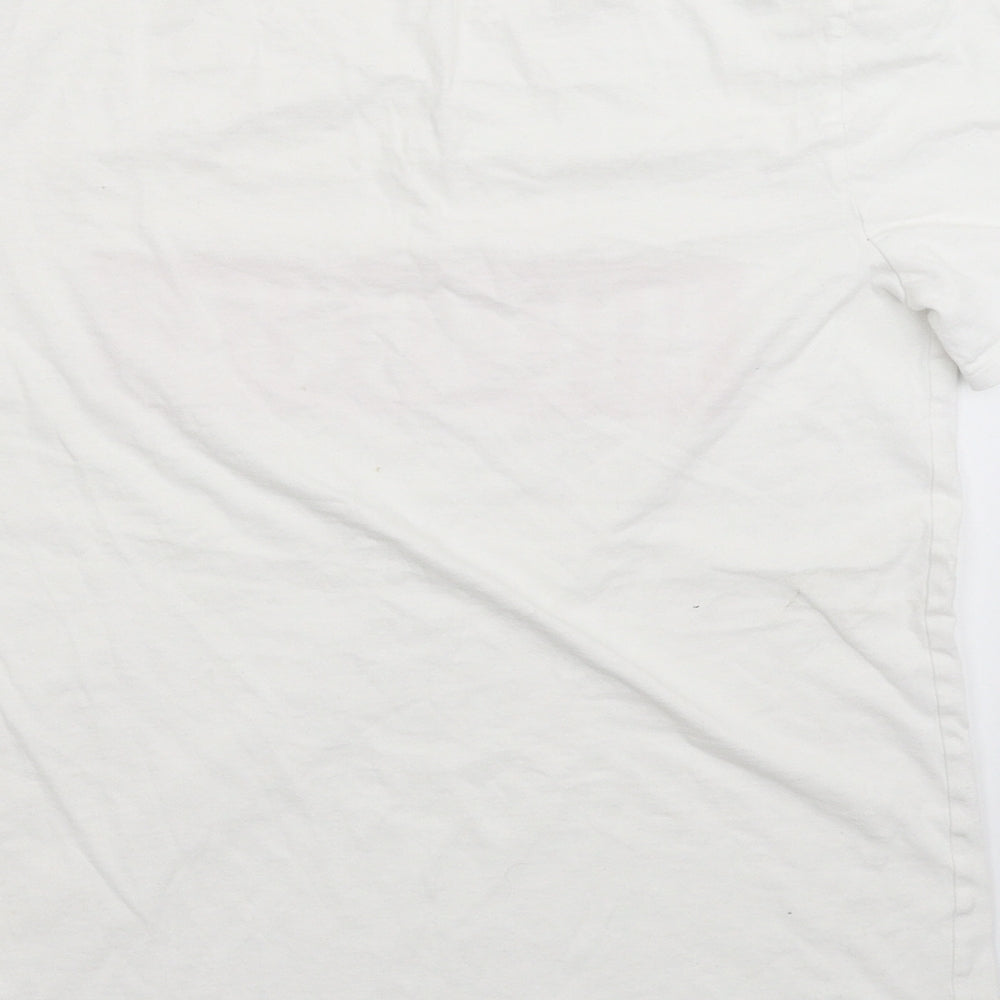 Womens UK Size M Tezenis White Basic T-Shirt
