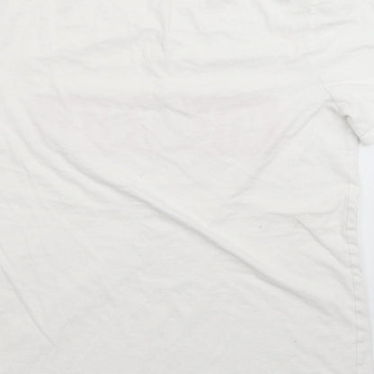 Womens UK Size M Tezenis White Basic T-Shirt