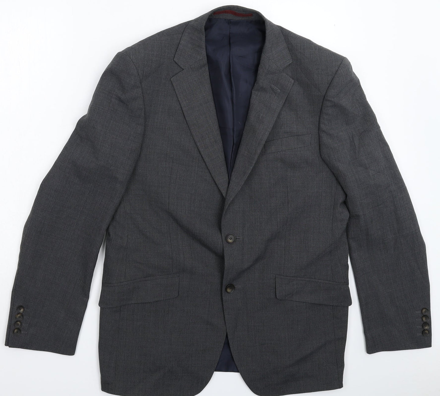 Mens UK Size 40 Marks and Spencer Regular Grey Suit Jacket