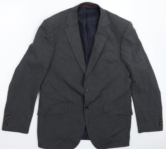 Mens UK Size 40 Marks and Spencer Regular Grey Suit Jacket