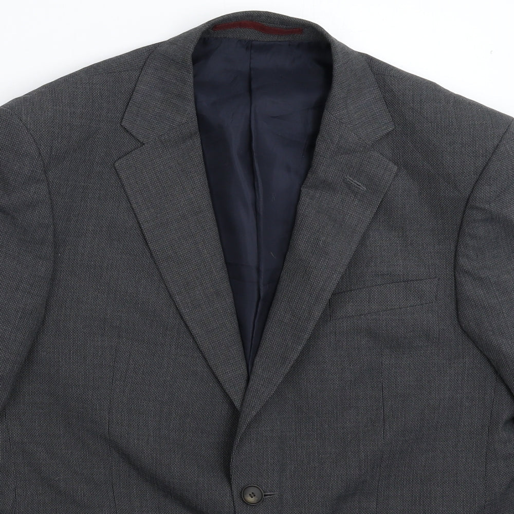 Mens UK Size 40 Marks and Spencer Regular Grey Suit Jacket