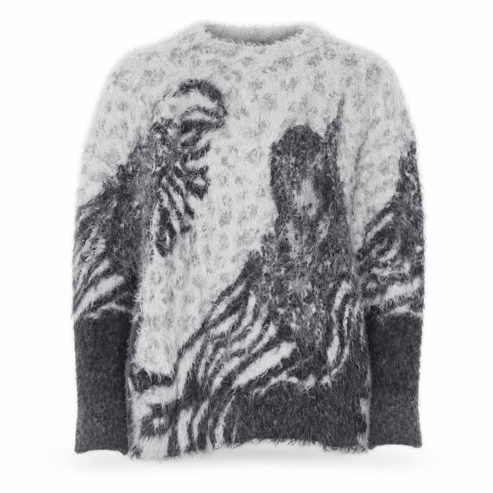 Womens UK Size M Quiz Grey Pullover Jumper