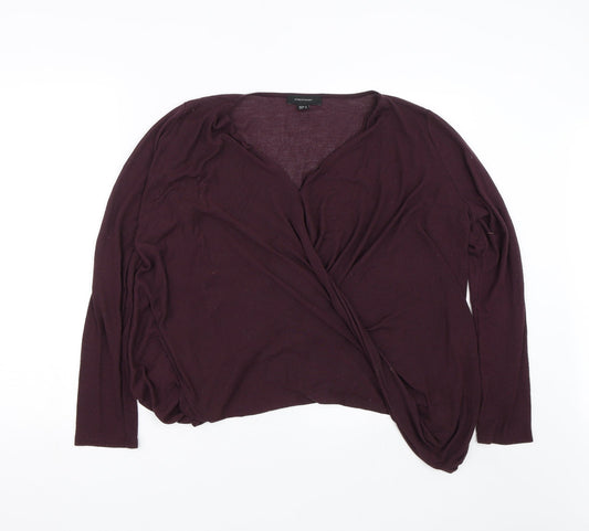 Atmosphere Womens Purple   Basic T-Shirt Size 12