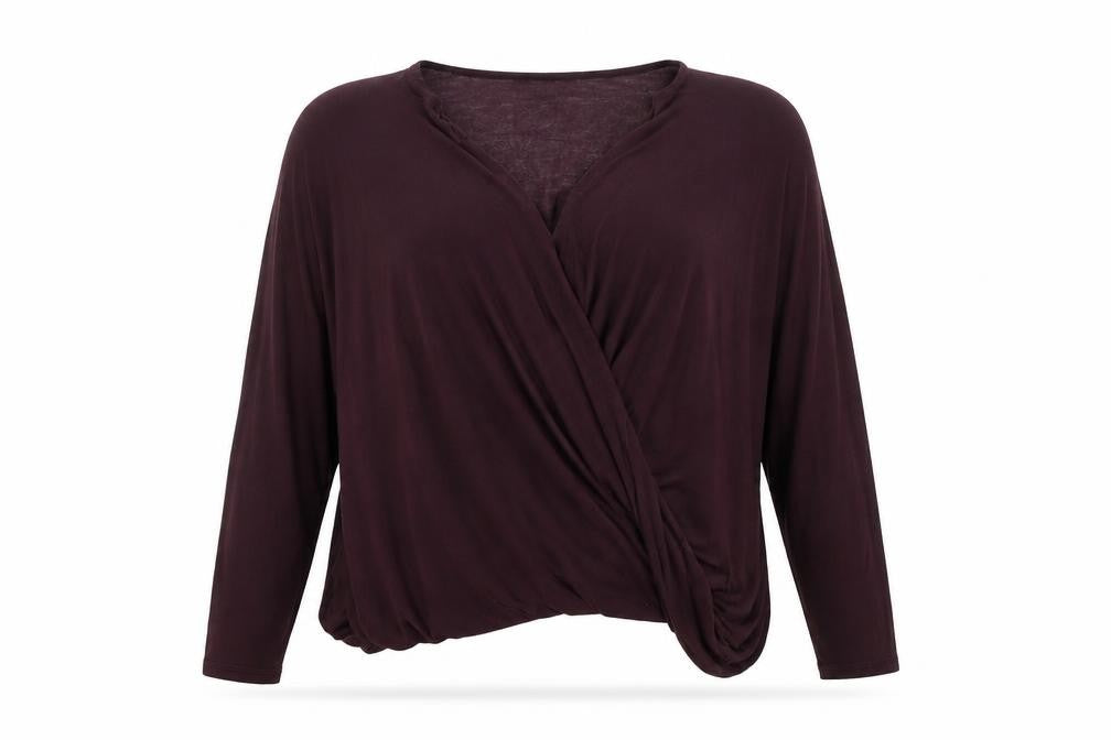 Womens UK Size 12 Atmosphere Purple Basic T-Shirt