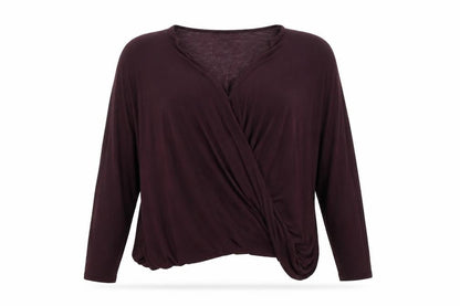 Womens UK Size 12 Atmosphere Purple Basic T-Shirt