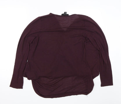 Atmosphere Womens Purple   Basic T-Shirt Size 12