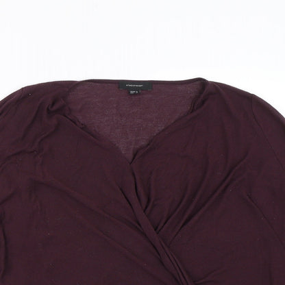 Atmosphere Womens Purple   Basic T-Shirt Size 12