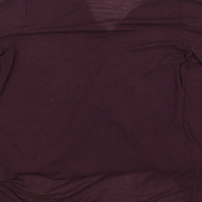 Atmosphere Womens Purple   Basic T-Shirt Size 12