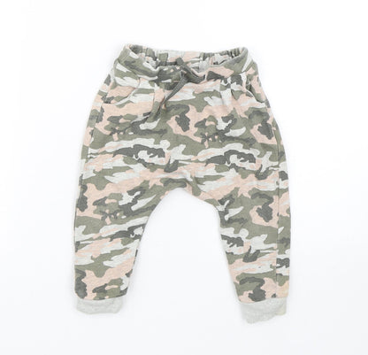 NEXT Girls Multicoloured Camouflage  Sweatpants Trousers Size 12-18 Months