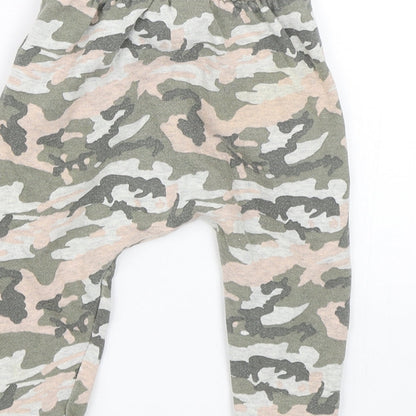 NEXT Girls Multicoloured Camouflage  Sweatpants Trousers Size 12-18 Months