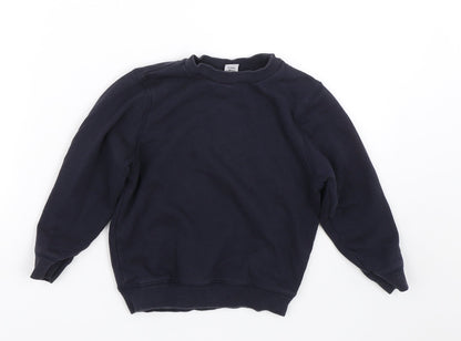 TU Boys Blue   Pullover Sweatshirt Size 4 Years  - School uniform