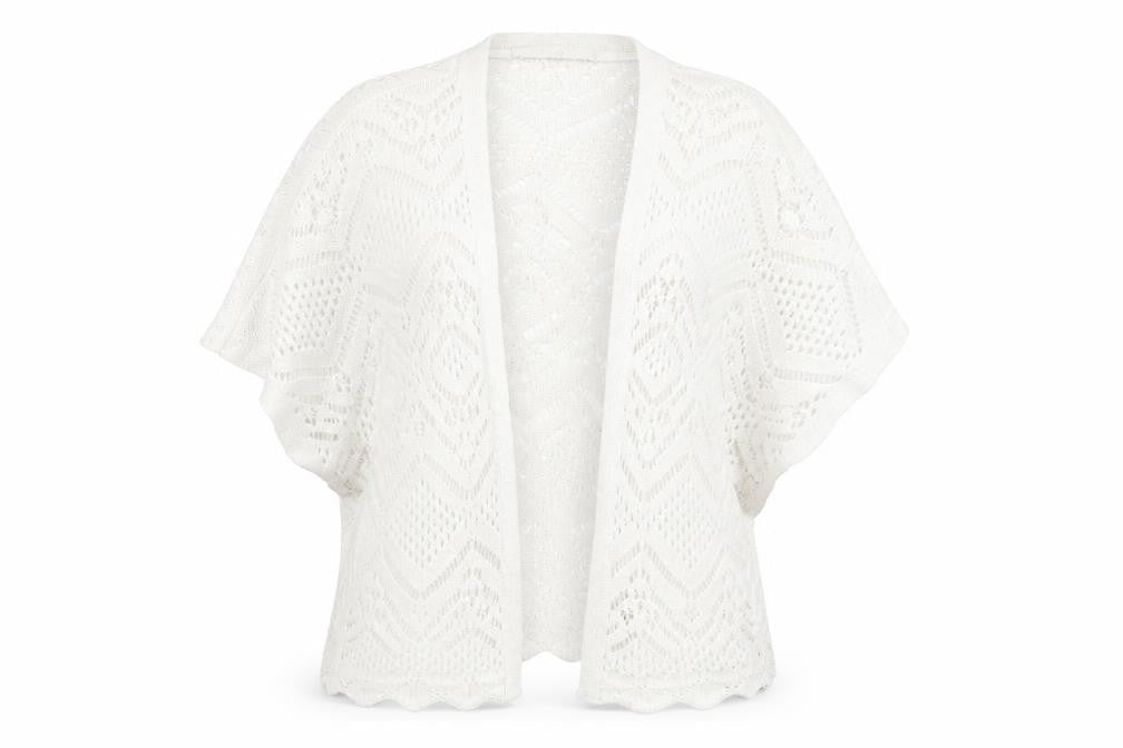 Womens UK Size S George White Cape Jumper