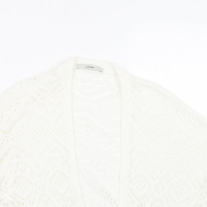 George Womens White   Cape Jumper Size S