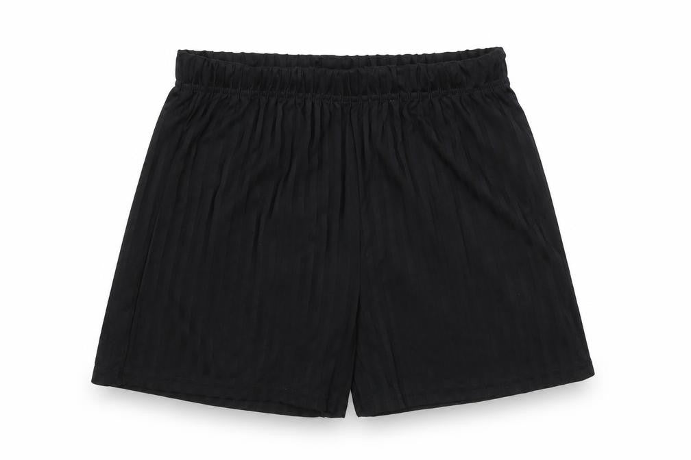 Schoolwear Boys Black Striped  Sweat Shorts Size 10 Years