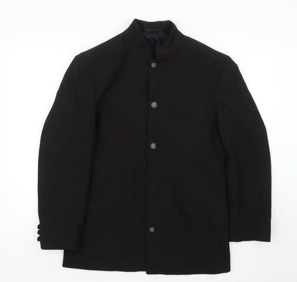 Stone Bridge Mens Black   Jacket Suit Size 38