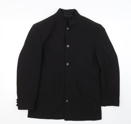 Stone Bridge Mens Black   Jacket Suit Size 38