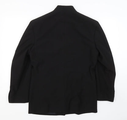 Stone Bridge Mens Black   Jacket Suit Size 38