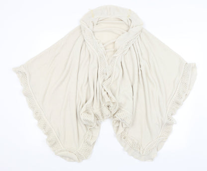 Womens UK Size One Size Matalan Beige Shrug Jumper