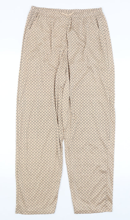 Le Tyna Womens Brown   Trousers  Size M L27 in
