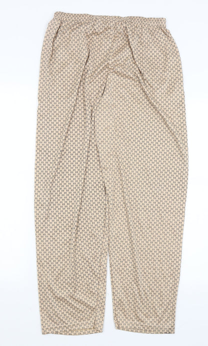 Le Tyna Womens Brown   Trousers  Size M L27 in