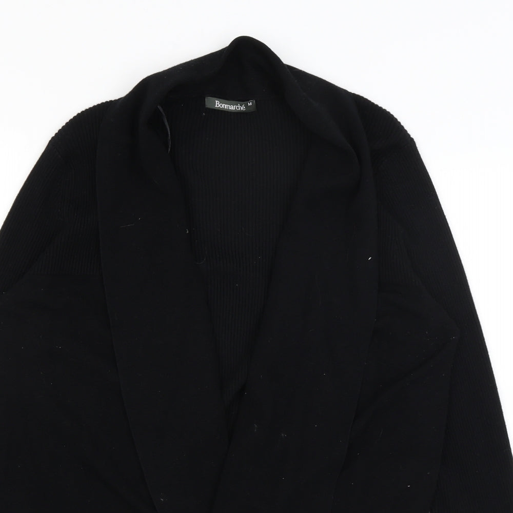 Womens UK Size M Bonmarche Black Cardigan Jumper