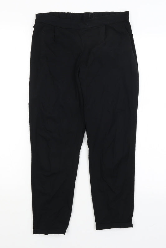 Tezenis Womens Black   Cropped Trousers Size S L22.5 in