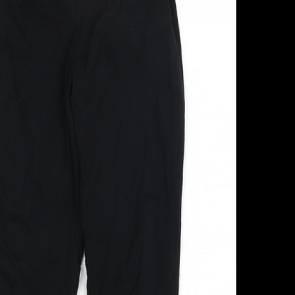 Tezenis Womens Black   Cropped Trousers Size S L22.5 in