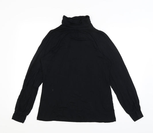 M&S Womens Black   Basic T-Shirt Size 14