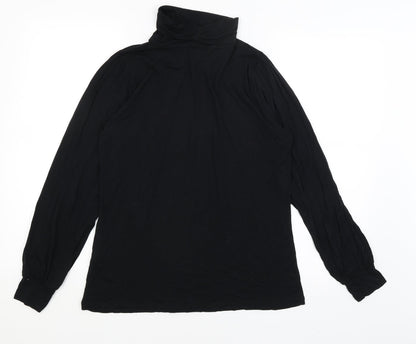 Womens UK Size 14 M&S Black Basic T-Shirt