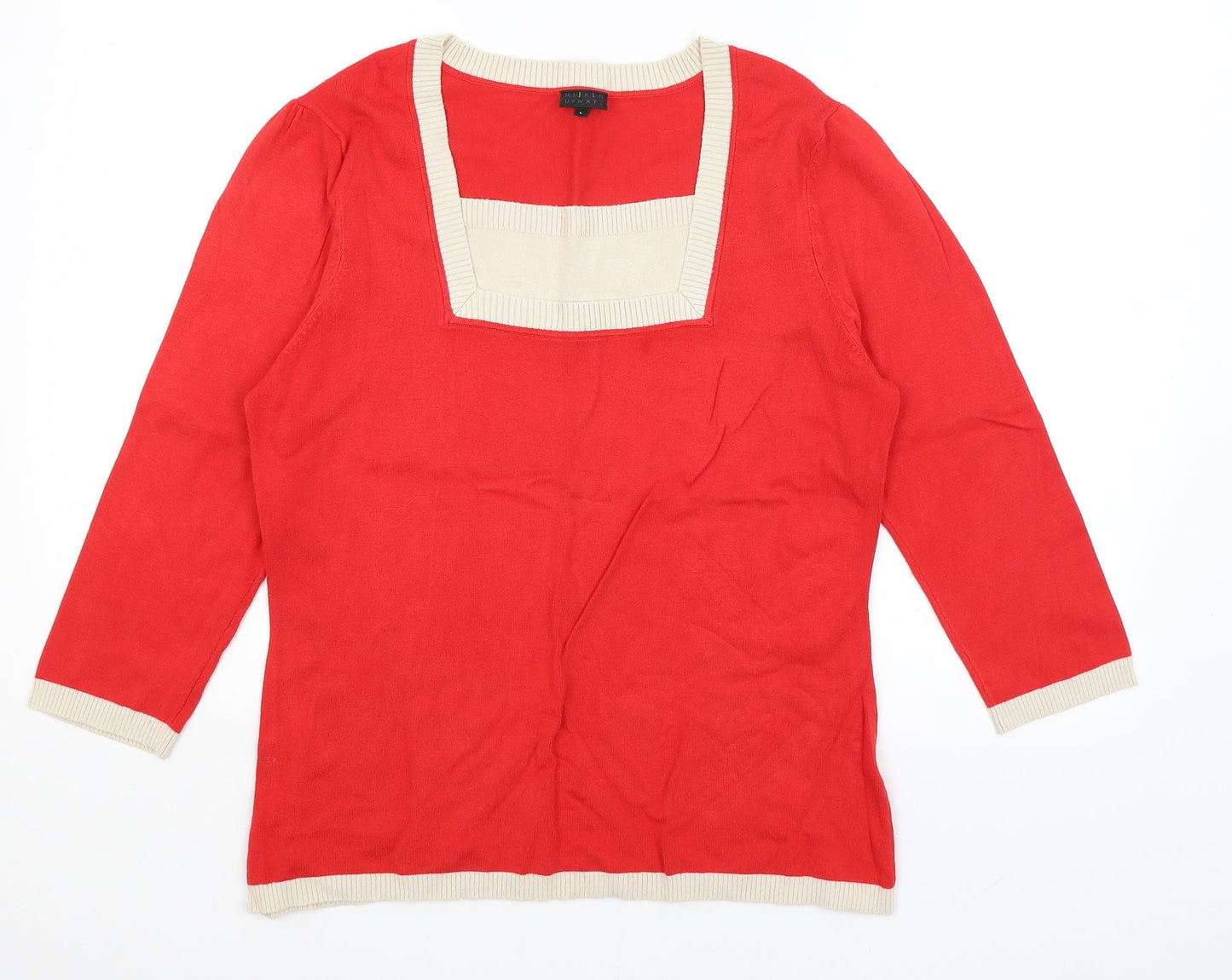 HIJKLM Womens Red   Pullover Jumper Size L